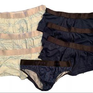 Parke & Ronen Men’s Boxer Briefs/Bikini Brief 7 Pack Assorted Size Small 28-30”